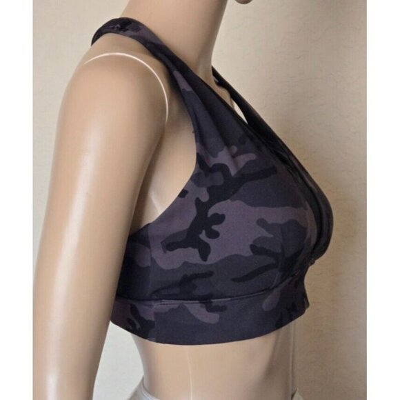 Zyia active Forest Camo Adjustable Mesh padded Sport Bra size M - Picture 2 of 6